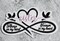 Memorial Infinity Collection: Patch Party Club, "SISTER" Eternal Remembrance 1-pc, Iron-On Embroidered Patch, Sz 6", Tribute Hono